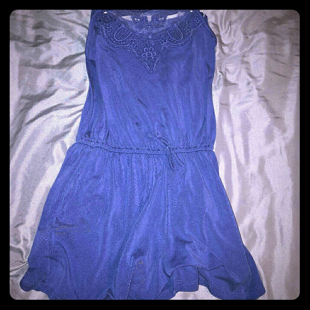 Blue romper